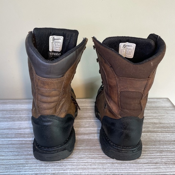 DANNER Pronghorn 8" Brown Gore-tex Mens Boots Sz 11/11.5 Leather Hunting Outdoor - Picture 4 of 12